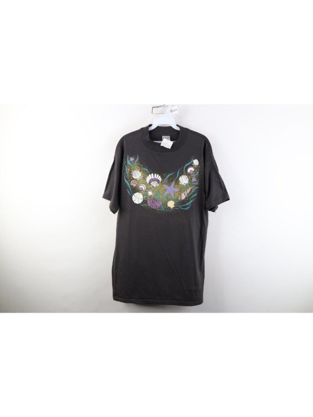 Deadstock Vintage 90s Streetwear Womens XL Beach Seashell Starfish T-Shirt USA